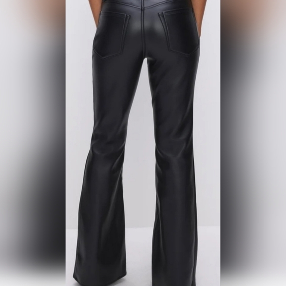 Good American Nevy Blue Flared Women's Pants - Picture 2 of 12